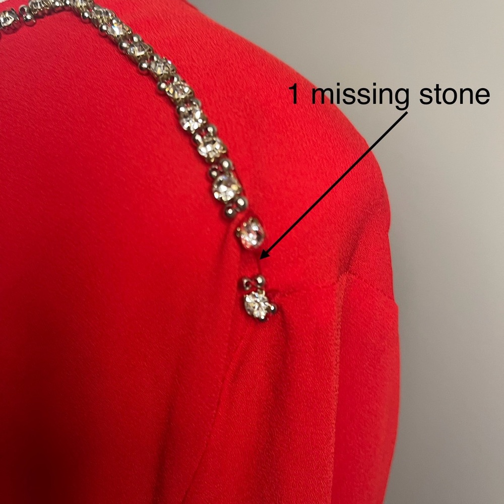 🫶 Liz Claiborne Rhinestone Blouse - Picture 5 of 6